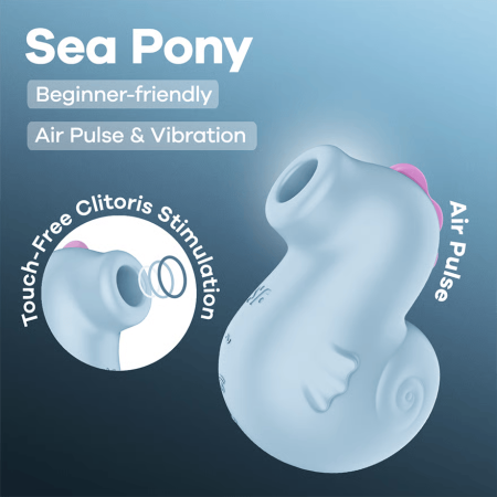 Вакуумно-волновой стимулятор клитора Satisfyer Sea Pony