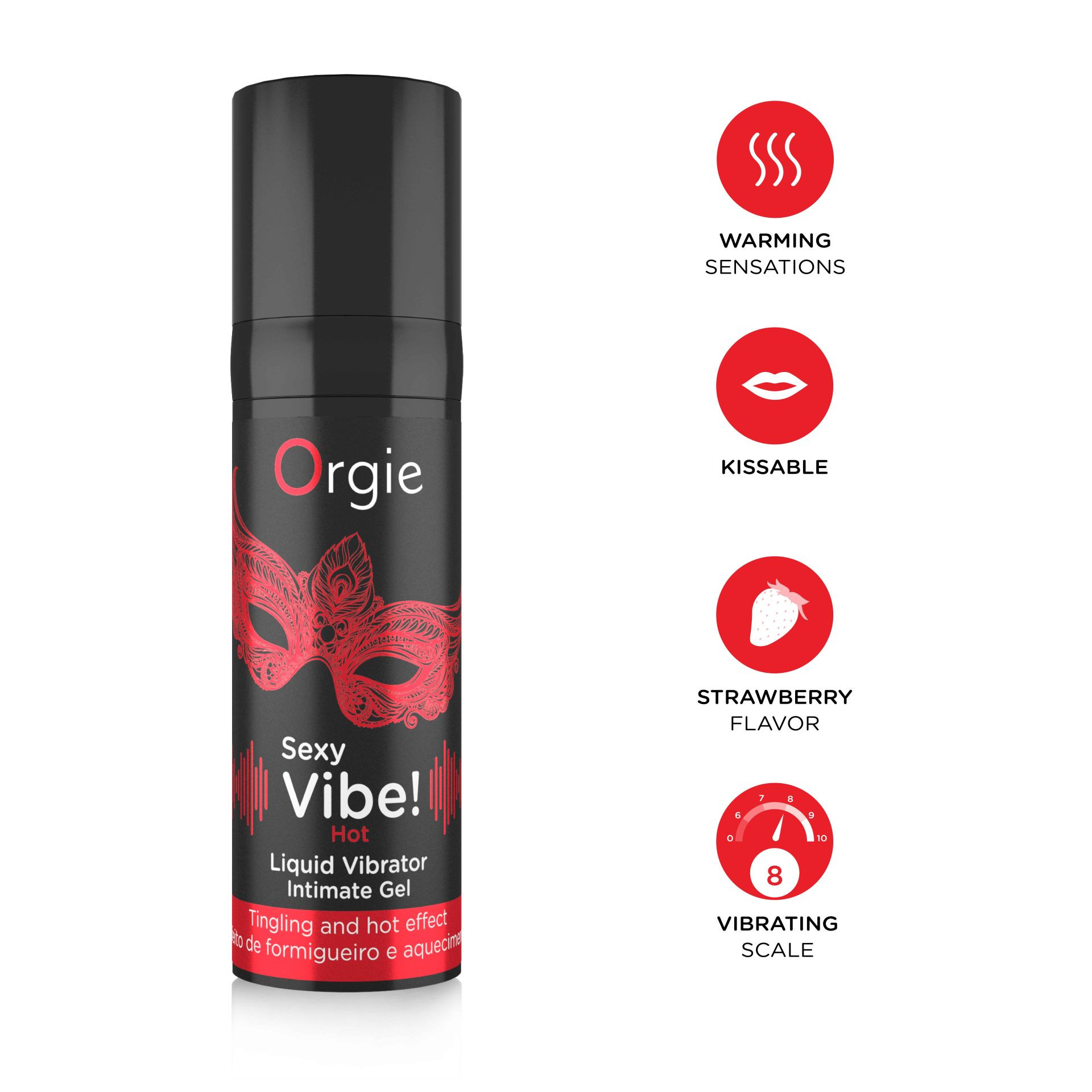 Гель Orgie Sexy Vibe Hot Vibrator с эффектом вибрации, 15 мл