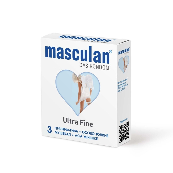 Презервативы Masculan Ultra Fine 3 шт, особо тонкие