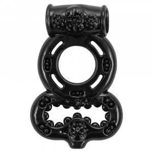 Эрекционное кольцо Rings Treadle черное