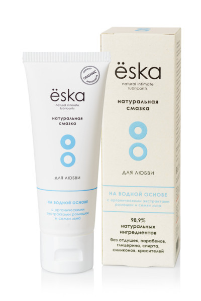 Гель на водной основе ESKA с экстрактами ромашки и льна 75мл