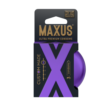 Презервативы MAXUS Made №3 с диаметром 64 мм 
