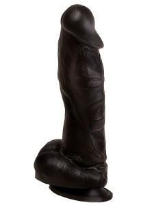 Фаллоимитатор на присоске гелевый 405500 черный