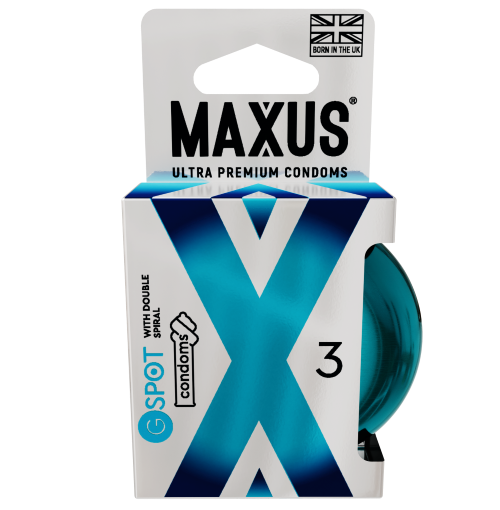 Презервативы MAXUS G spot №3 двойная спираль ж/к
